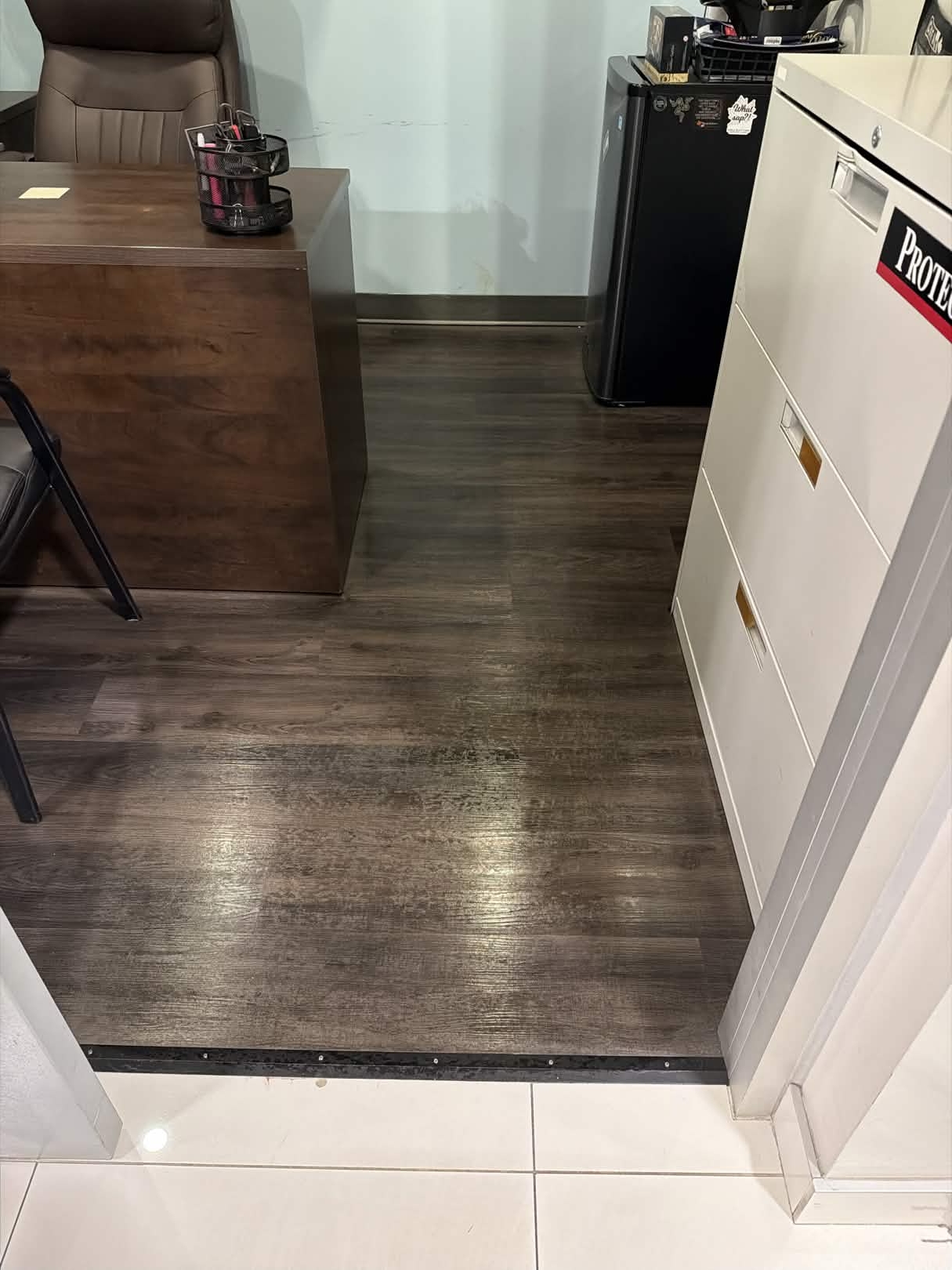 Dental office after cleaning