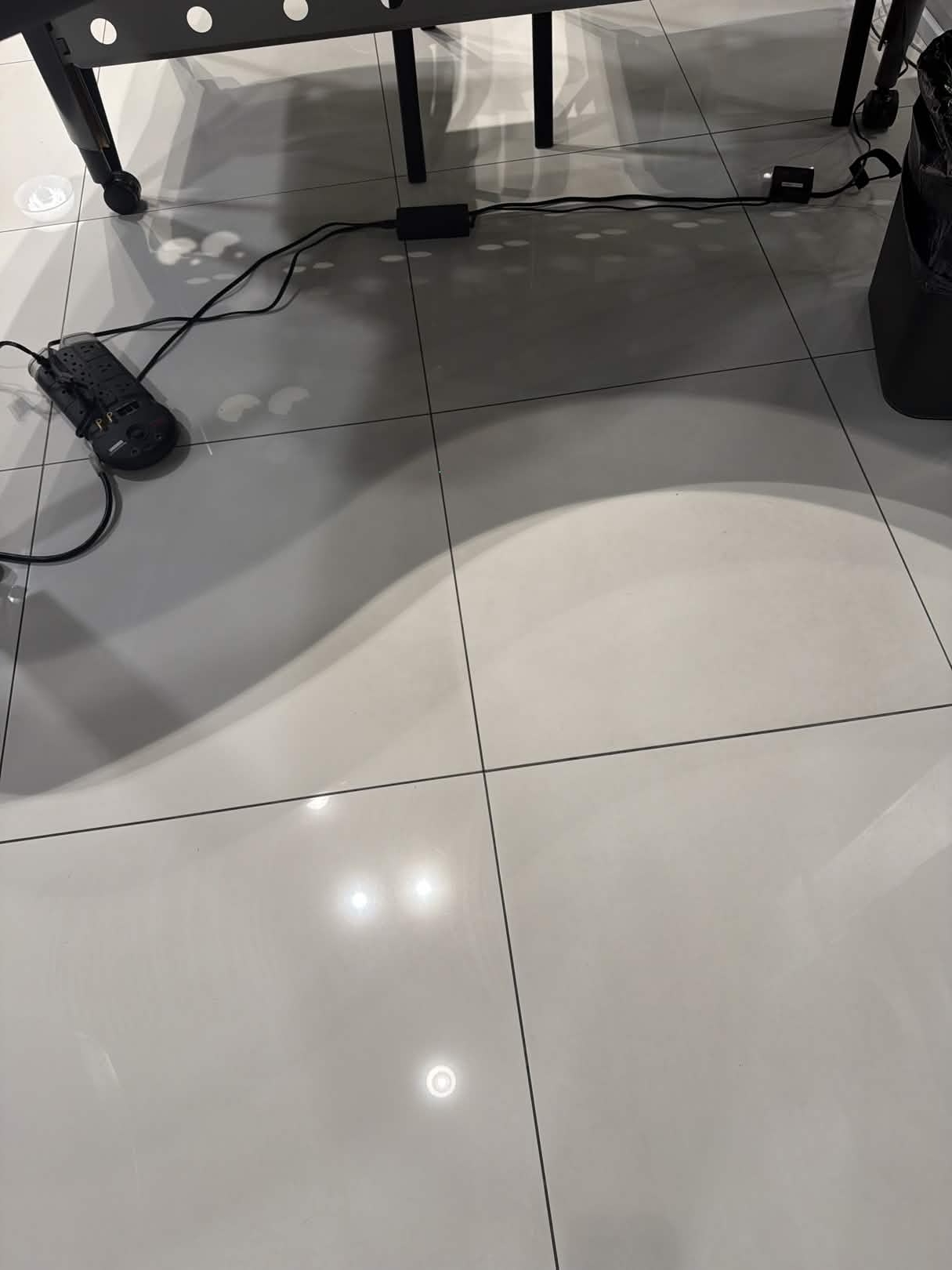 Showroom after cleaning